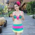 Đồ bơi nữ bằng thép Váy bikini Đồ bơi chia thân lớn Cúp ngực lớn Đồ bơi mùa xuân nóng bỏng 1425 - Bikinis áo tắm hai mảnh Bikinis