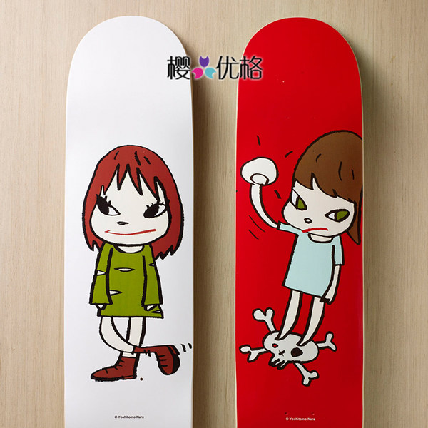 [奈良美智 MoMA ] предел  Solid Fist/Welcome Girl клен декоративный скейтборд