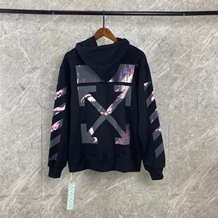 Подлинная OFF 20SS Белые Ангелы Цветная масляная живопись религиозные шляпы OW Мужчины и женщины одно и то же парное капюшонное покрытие