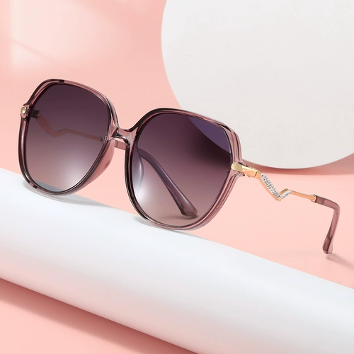 Те же самые звездные солнцезащитные очки модная песня Zuer Star Polarized Retro Small Box Sunglasses Девушка с изображением очков для лица маленькие очки