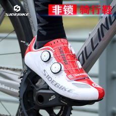 Велосипедная обувь 新款无锁助力骑行鞋休闲透气非锁硬底骑行鞋男女公路山地自行车鞋