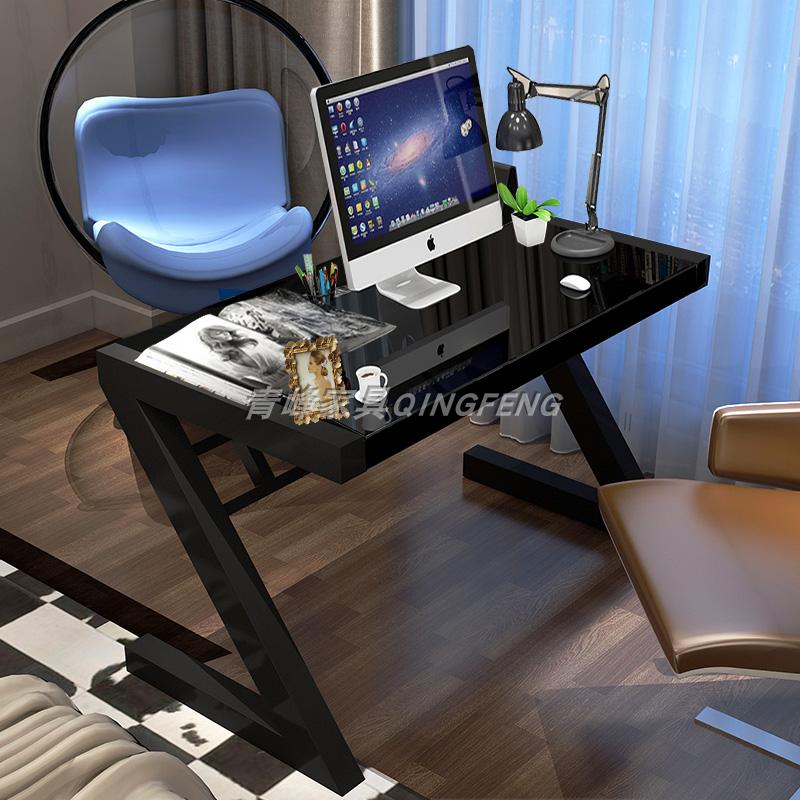 Simple Computer Desk Desk Is Simple Modern Desk Type Toughened