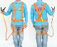 Dây đai an toàn làm việc trên cao tiêu chuẩn quốc gia năm điểm theo phong cách Châu Âu tại công trường ngoài trời dây đai an toàn toàn thân hai lưng dây bảo hộ an toàn