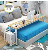 Có thể tháo rời giường đôi máy tính bàn nhà đầu giường bàn dải bàn lười biếng chéo giường đơn giản bàn gỗ thép - Bàn