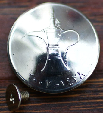 Ручное настраиваемое украшение, закрепившись богатство, серебряная 24 -мм Aladdin God Lamp, чтобы поднять питание скота, древние DIY