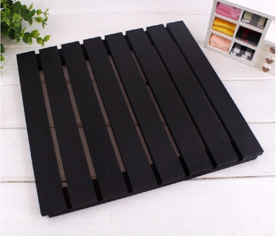 taobao agent Shooting background wooden board wooden pad black background pad anti -sliding insulation pad ceramic jade shooting decoration board