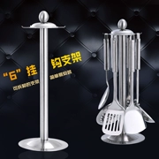 Kệ bếp inox giá dao kéo lưu trữ giá quay xẻng muỗng giá thìa nhà bếp bảy bộ - Phòng bếp