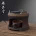 Bếp đá nhỏ kiểu Nhật, bếp củi, trà ấm, trà hoa, đế cách nhiệt, bộ ấm trà bằng gốm kungfu, nến, bếp trà - Trà sứ binh pha tra Trà sứ