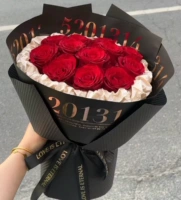 520 Новый горячий бронзовый водонепроницаемый минималистский бумажный цветочный художник Упаковка бумага цветочный магазин цветочный букет цветочный материал цветочная упаковка материал