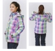 Голубая сетка лыжная куртка 5802 фиолетовый