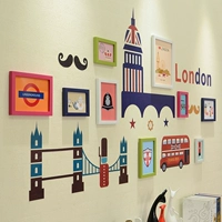 Белая розовая синяя и зеленая | Британский стиль [9d]