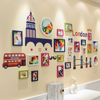 Популярные молекулы белые розовые синие и зеленые \ красочные [21c]