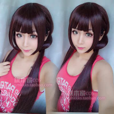 taobao agent Qinluo wigs long song door loli cosplay fake hair entry head jewelry sword network three spot