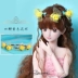 Handmade tùy chỉnh búp bê yello garland headband DIY đêm loli cổ tích garland lãng mạn phụ kiện mũ nón búp bê Búp bê / Phụ kiện