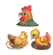Cái mũ động vật mới 12 Zodiac cock hen chick chick Hiệu suất đạo cụ dạy học - Sản phẩm Đảng / Magic / Hiệu suất