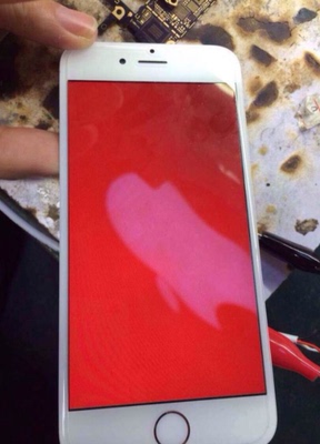 iPhone6plus苹果6红屏报错苹果5s蓝屏重启未知
