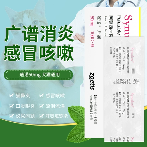 Копье кошачья носовая ветвь кошка Cat Chish Medicine Speho анти -инфляторный таблет