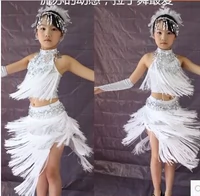 Trang phục khiêu vũ Latin Trang phục thi đấu khiêu vũ Latin đồ bộ cho bé gái