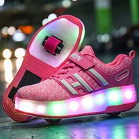 Розовый, двухколесный, индукционный, человеческий датчик