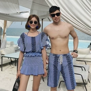 Đồ bơi cặp đôi, váy của phụ nữ, bikini, bộ đồ ba mảnh, bảo thủ, che bụng, khu nghỉ mát bên bờ biển, áo tắm suối nước nóng - Vài đồ bơi