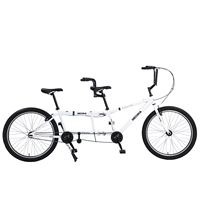 Белый 26 -инч/асинхронный велосипед/передний и задний V тормоза/складываемые