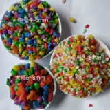 Красочный ткань для полировки, аквариум, цветочный горшок, цветной песок