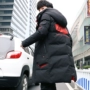Áo khoác mùa đông nam cotton 2018 phiên bản Hàn Quốc mới của xu hướng dày trong áo gió dài mùa đông mặc quần áo cotton shop đồ nam