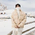 [Mua một tặng một] bộ đồ cotton dày nhung ngắn phù hợp với xu hướng áo khoác nam Hàn Quốc mùa thu đông - Bông Bông