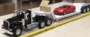 Chính hãng số lượng lớn hàng hóa 1:32 siêu hợp kim thành phẩm Kenworth dài phẳng giao thông vận tải xe tải tĩnh hiển thị mô hình mô hình giấy 3d