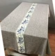 Серый+белые цветочные батончики