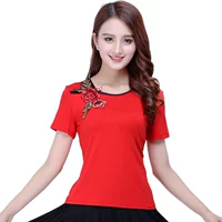 Красные черные полосы с короткими рукавами