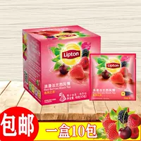 Lipton Lipton Fruit Tea Frank Raspberry Black Tea Bag 10 упаковка 10 независимый треугольник чай Bud Lipton Camellia Bao