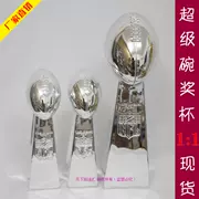 Bóng bầu dục Trophy Ảo Bóng Đá Siêu Bát CHẮN BOWL Cầu Thủ Bóng Đá Cuộc Sống Lưu Niệm