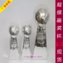 Bóng bầu dục Trophy Ảo Bóng Đá Siêu Bát CHẮN BOWL Cầu Thủ Bóng Đá Cuộc Sống Lưu Niệm bóng bầu dục Mỹ