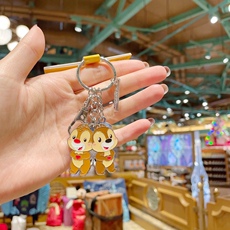 Брелок 上海迪士尼奇奇蒂蒂钥匙扣金属挂件钥匙圈汽车钥匙扣书包挂件饰品 Disney