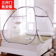 2018 mới cài đặt miễn phí yurt muỗi net mã hóa đơn giản dày 2,2m1,8m giường đôi hộ gia đình x2.0 m