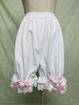 taobao agent Demi-season velvet winter leggings with bow, trousers, Lolita style