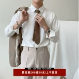 Весенняя трендовая рубашка для отдыха, тренд сезона, облегающий крой