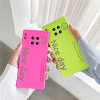 Флуоресцентное смайливое лицо, применимое к Huawei Mate30pro Case Case P40 Frosted P30 Полная камера Nova7 Soft Shell