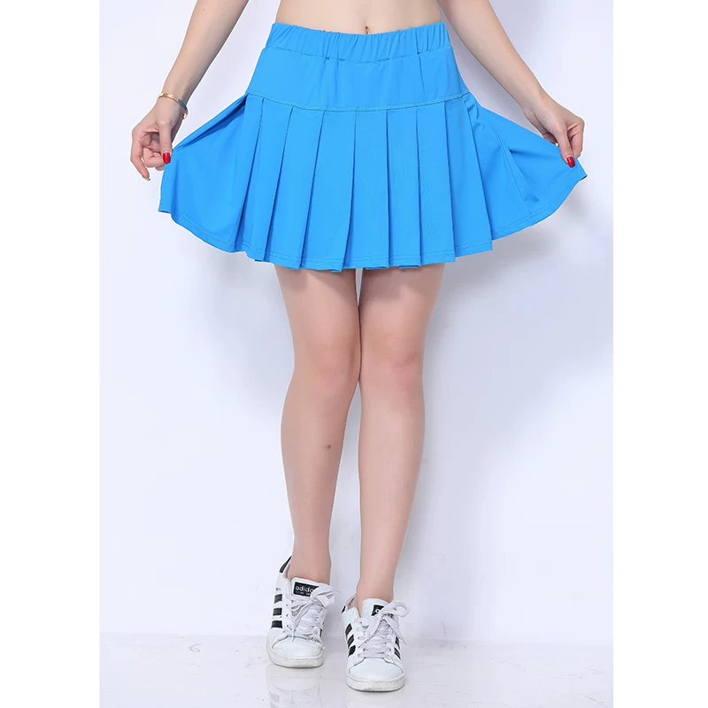 Белая pleated skirt, дышащие спортивные теннисные брюки