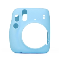 Синий силиконовый чехол.