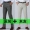 Đàn ông trung niên gầy mùa hè quần dài thẳng lỏng eo cao trung niên quần nam - Quần