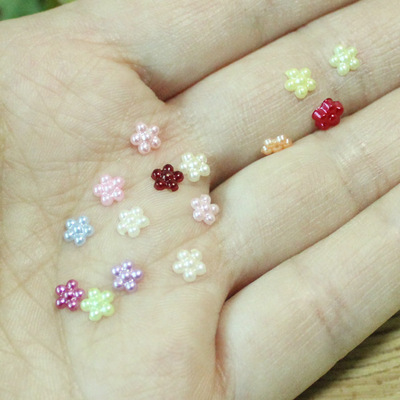 taobao agent Feiwu handmade DIY 1 yuan 20 15 -color super small minimum minimum 5mm small flower color patch