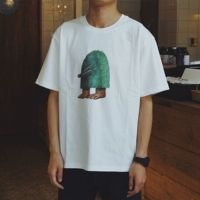 Летняя кофейная дизайнерская футболка с коротким рукавом, 2023