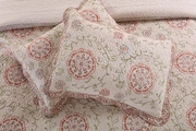 Khăn trải giường mới bằng vải bông thêu ba mảnh là một mảnh của mùa hè được chần bởi tấm dày chống trượt được giặt - Trải giường
