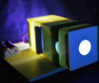 DIY Slide Film Projector, в основном пленки, школа обратного слайда, научные изобретения экспериментальные поставки