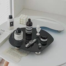 香薰托盘 亚克力收纳托盘香薰摆件底托家居装饰品样板间背景板拍摄拍照道具