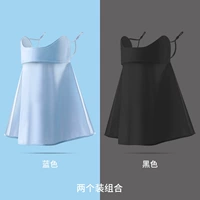 Защита шеи [синий+черный] 2