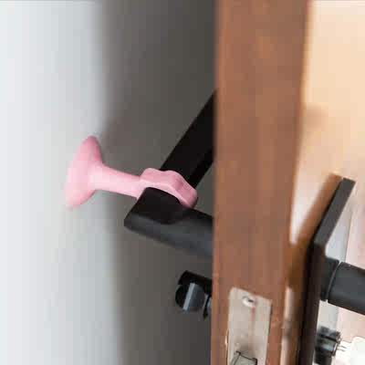 . Xử lý đệm vệ sinh khóa cửa tường xử lý chống va chạm hút cốc câm đĩa chân cửa hàng nhỏ - Trang chủ