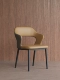 ghế gỗ bàn ăn Ý ánh sáng ghế ăn sang trọng nhà hiện đại công nghệ đơn giản ghế vải Bắc Âu đàm phán ghế khách sạn mạt chược lưng ghế bàn ăn nguyên khối bàn ăn tân cổ điển
